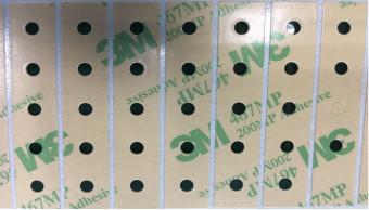 China ASTM D3330 Tested Clear Two Sided Tape 3M 467 Transparent Sticker For Keyboards for sale