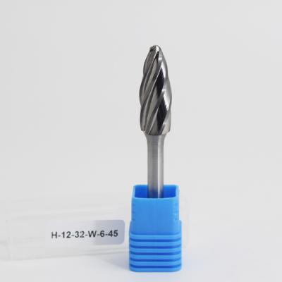 China SH Flame Finishing Bur Power Carving Bits For Wood Carbide Rotary Burrs for sale