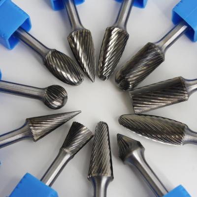 China Tungsten Carbide Burr Bits Standard Types Customized Support ODM Logo For ODM Support for sale