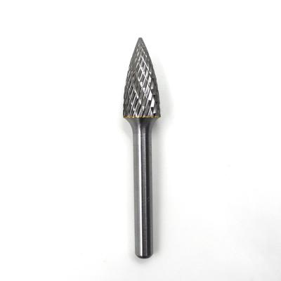 China Polished Double Cut Carbide Burr Safe Die Grinder Bits For Hard Steel for sale