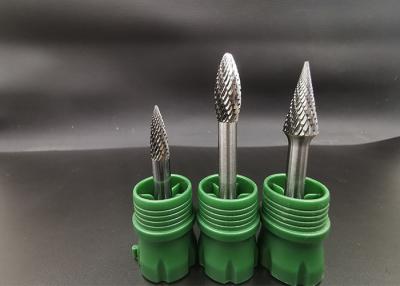 China OEM/ODM SA SB SC SF SL 1/4'' Shank 6.35 mm Dia Double Cut Solid Carbide Rotary Burr Porting Tools Carbide Burrs for sale