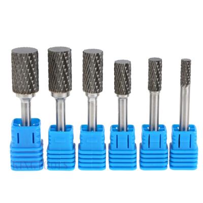 China Polishing Carbide Rotary File Double Cutting Tungsten Steel Grinding Head for sale