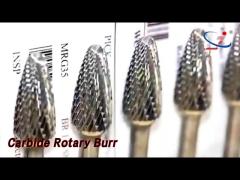 Tungsten Carbide Rotary Burr Carving Bits Solid High Hardness For Wood