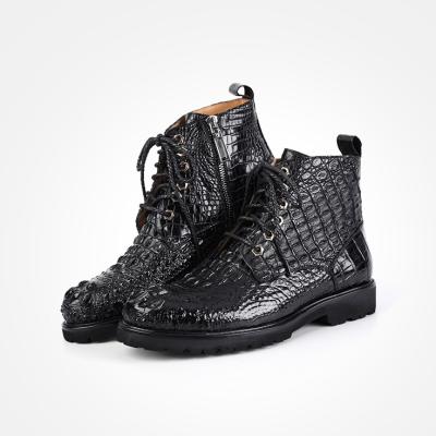 China Lightweight Men's Fashion Casual Shoes Men's Crocodile Shoes Leather Men's Shoes Crocodile for sale