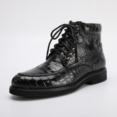 China High Quality Lightweight Crocodile Boots Alligator Leather Boots For Men for sale