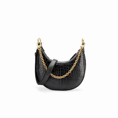 China Fashion Trend Fashion Crocodile Ladies Bags Simple Genuine Crocodile Grain Crocodile Belly Bags Designer Genuine Crocodile OEM only for sale