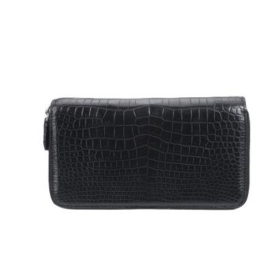 China High Capacity Real Leather Man Wallet Card Holder Crocodile Skin Walet Crocodile For Leathe for sale