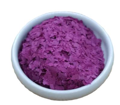 China Dry Centrifugation Dried Purple Sweet Potato Flakes Powder for sale