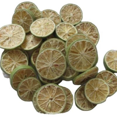 China FD Green Dried Freeze Dried Lemon Slices For Lemon Tea for sale