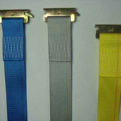 China Buckle e Track Tie Down Logistic Ratchet Straps 3 Color Polyester Manufacturer-Supplier Polyester for sale