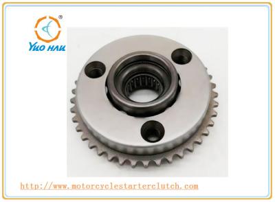 China One Way Motorcycle Starter Clutch Assembly With Radial Ball Bearing / Metallic Color for sale