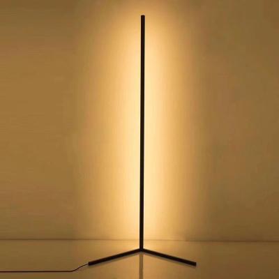 China Modern Corner LED Floor Lamp Position Lamp With RGB Strips For Home Decoration for sale