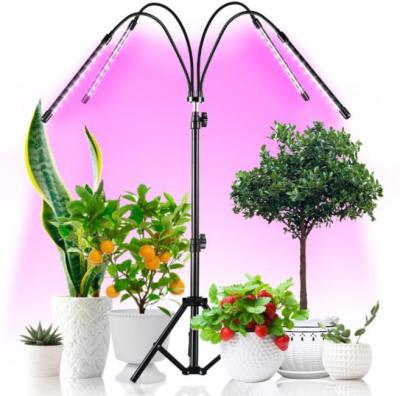 China New Design Smart Timing Seed Starting Full Spectrum Led Planet Light 80W 4 Head Flexible Clip Led Focus Light Grow Led Light for sale