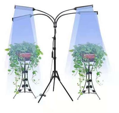 China Seed Starting Smart Timing Full Spectrum Led Planet Light 80W 4 Head Flexible Clip Led For Growing Light for sale