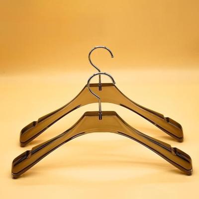 China Behind Doors/On Walls Women's Hangers With Non-Slip Notches For High End Hanger Clear Bridal Dress Hanger for sale