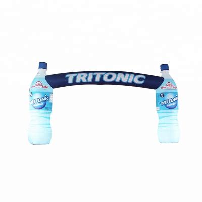 China Outdoor Events Customized Inflatable Bottle Arch, Full Digital Printing Inflatable Archway, Inflatable Sport Arch for sale