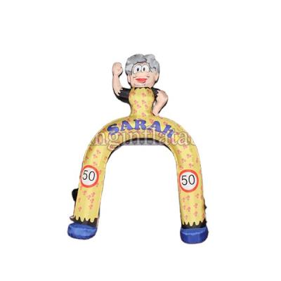 China For Party Small Sarah Figure Cartoon Inflatable Arch Custom Made for sale