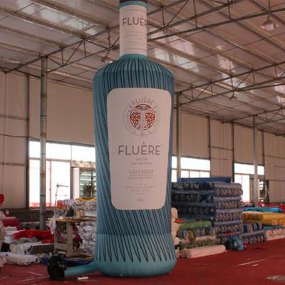 China Custom Oxford Product Advertising Inflatable Wine Bottle, Large Inflatable Beer Bottle for sale