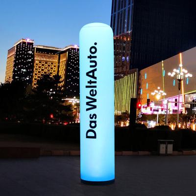 China 410D Oxford or PVC Tarpaulin Advertising Lights Stand Up Column Custom Design Led Tube Inflatable Air Dancer Custom Air Tube For Advertising Equipment for sale