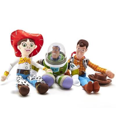 China HWA 100076 Toy Story Sheriff Woody Buzz Light Year Plush Doll Toy Large Hood Buzz Woody for sale