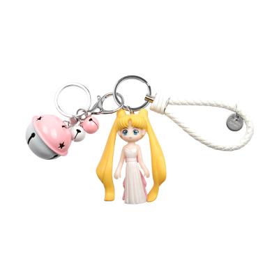 China LDD 100074 Childhood Memory Sailor Moon Hatsu Ne Miku Kawaii Japanese Cartoon Girl Plastic Key Chain for sale