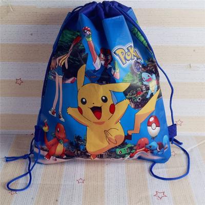 China Cartoon Figures HWA 100094 Encanto 6pcs/set Toy Story Spinning Red Drawstring Bag Storage Packing Bag for sale