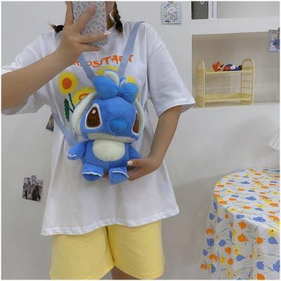 China Wholesale HWA 100033 Plush Stuffed Animals Soft Toy For Anime Sound Doll Figure Stitch Toys Stuff Plush Toys Backpack for sale