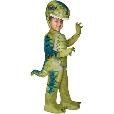 China Polyester HWA 100623 Halloween Costume Cartoon Anime Cosplay Jumpsuit Jumpsuit For Children Halloween Dinosaur Kids Clothes for sale