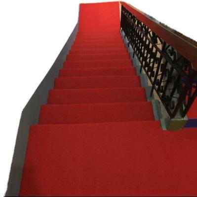 China Washable Red Stair Cover Wedding Aisle Carpet Runner Covers for sale