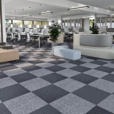 China 100% Polypropylene Rug Nylon Fire Resistant Rug Washable For Office Cover 50*50cm for sale