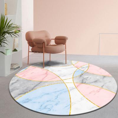 China Washable Easy To Clean Round Blanket Pink Luxury Bedroom Living Room Blankets for sale