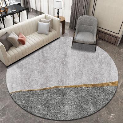 China Living Room Rugs Contemporary Round Hand Washable Rugs Best Quality Blanket Round for sale