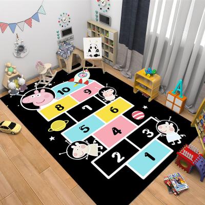 China Toy Circular Educational Alphanumeric Mat For Early Childhood Kindergarten Kids Blanket Custom Logo for sale