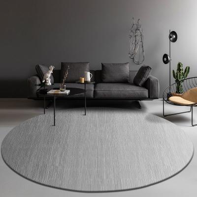 China Washable Easy To Clean Modern Gold Round Blanket Living Room Bedroom Rugs Area Rug Black And Gray for sale