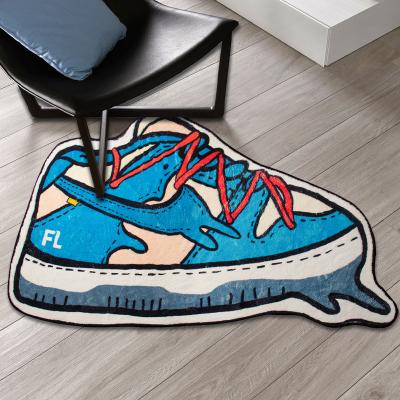 China Custom Made Home Soft Washable Home Door Mat Door Floor Cover Chair Mat Anti-Slip Carpet For Carpet for sale