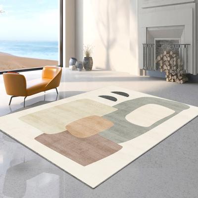 China Washable Stylish Popular Luxury High Quality Brown Rugs And Carpets Living Room 3d Blankets Area Rugs for sale