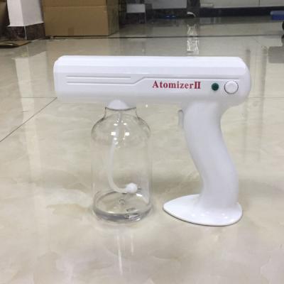 China Portable Blue Light Humidifier Spray Gun Blue Light Humidifier Nano Sprayer Atomizer Gardening Machine for sale