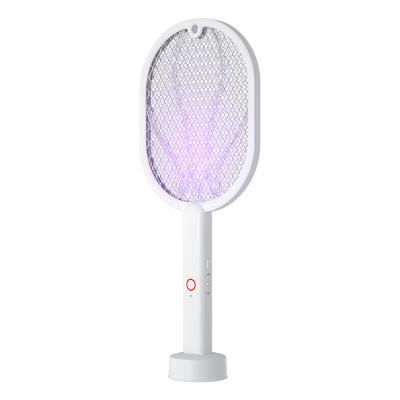 China SANITARY Handheld USB Rechargeable 3 in 1 Electric Fly Mosquito Killer Bug Zapper Racket Swatter 3000V for sale