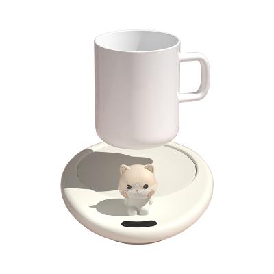 China Sustainable Coffee Electric Refilling Tea Heating Mug Low Temperature Mini Heating Coaster for Office and Home Use for sale