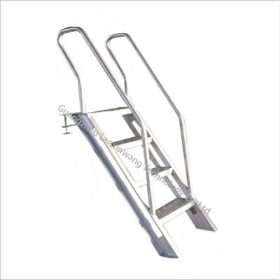 China Insulation Ladders Customized Aluminum Alloy Marine Boarding Ladder / Customized Boarding Ladder for sale