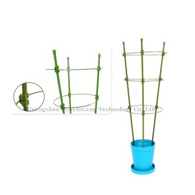 China 45cm 60cm 75cm Iron Trellis Pastoral Plant Support Potted Plant Support Stake Rack for sale