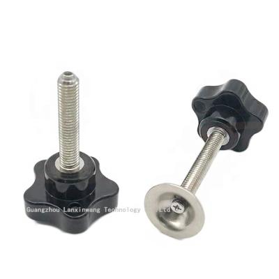 China China M8 M10 M12 Iron + Bakelite Star Head Black Bakelite Knob Screw Handle Manufacturers Wholesale for sale