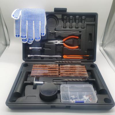 China Metal 100 Pieces Tire Repair Kit Double Blister Tire Puncture Repair Tools for sale