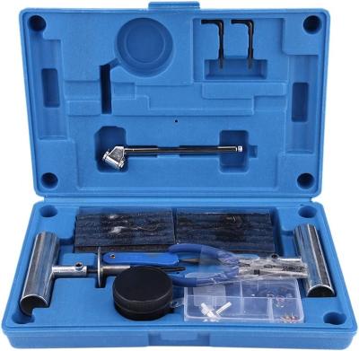 China 67Pc Zinc Alloy Tire Repair Kit, Tool Kit Tire Puncture Repair Set Car Tire Repair for sale