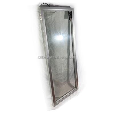 China Modern / Aluminum Profiles Frame Abrasion Resistant Plastic Sliding Glass Door For Chest Freezer for sale