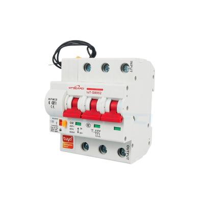 China tuya 4g rs485 1p 2p 3p 4p 32A Google smart home circuit breaker MCB remote control ALEXA 6KA wireless circuit breaker for sale