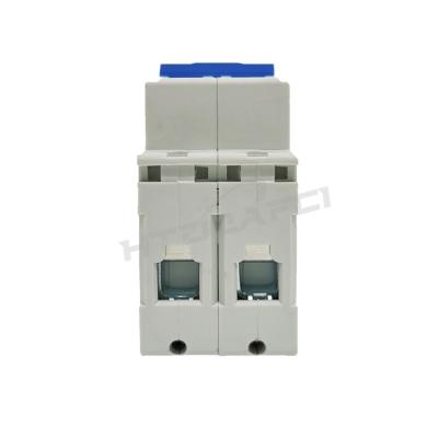 China Over Load Protect 2Pole MCB 30v 50/60hz Mini Circuit Breaker 6.16, IEC Standard 25,32,40,50,63A for sale