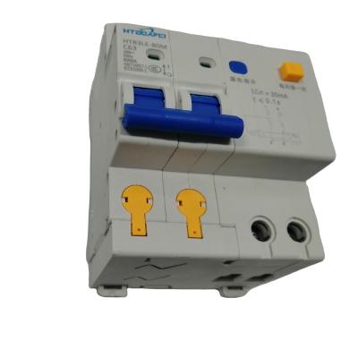 China Over Load Protect 63A RCCB Residual Current Current Operated Residual Circuit Breaker RCBO Current Operation for sale