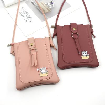 China Fashion Daily Used Ladies Shoulder Cross - Body Purse Ladies Purse PU Leather Bags Small Cheap Handbags For Women for sale