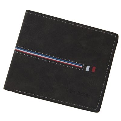 China Waterproof Men's Multifunctional Short Cross Section Soft Leather Wallet For Men for sale